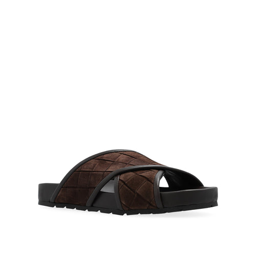 Bottega Veneta Tarik Criss Cross Sandal Men